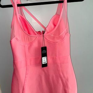 Pretty in Pink Bandage Dress